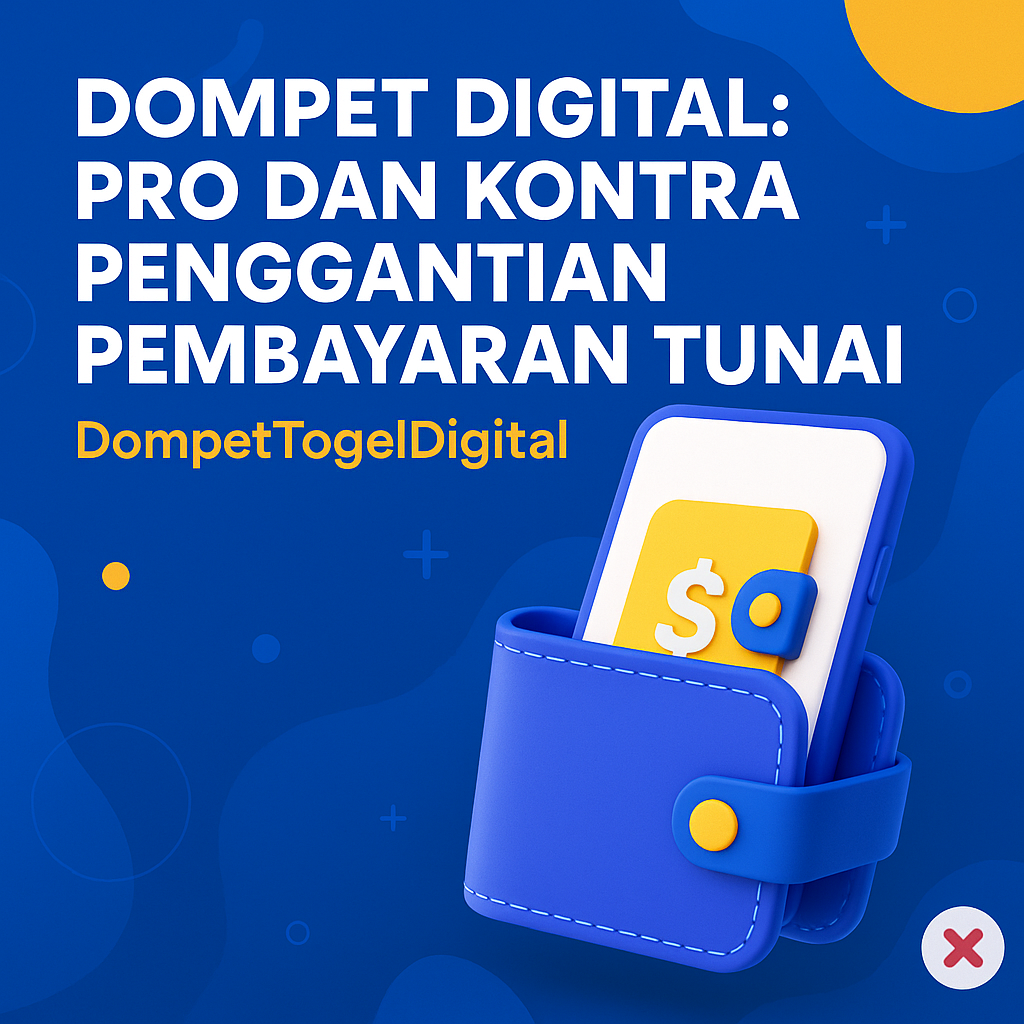 Dompet Digital: Pro dan Kontra Penggantian Pembayaran Tunai | DompetTogelDigital